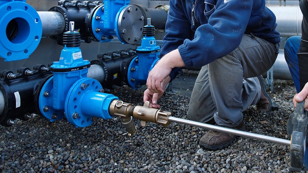 Logement d'un perçage Green pour les installations d'eau de Hawle