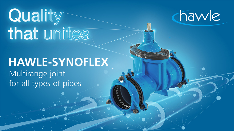 Graphic with composed images of HAWLE-SYNOFLEX