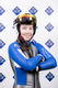 Portraitaufnahme von Alina Büchel, er ersten Skispringerin für den Liechtensteinischen Skiverband mit Hawle Armaturen AG als Hauptsponsor.